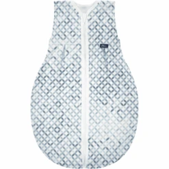 Alvi® Schlafsack Jersey Light Mosaik Blau/weiß