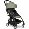 BABYZEN Kinderwagen YOYO2 6+ Black Mit Textilset Olive -Babyartikel Geschäft babyzen kinderwagen yoyo2 6 black mit textilset olive a400787