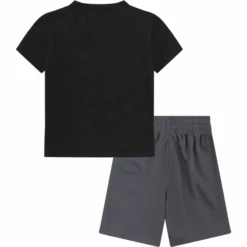 Converse Set T-Shirt Und Kurze Hose Schwarz/grau -Babyartikel Geschäft converse set t shirt und kurze hose schwarz grau a367814 1