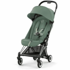 Cybex PLATINUM Buggy Coya Chrome Dark Brown Leaf Green