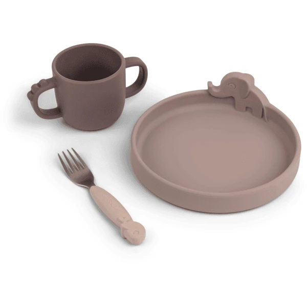 Done By Deer™ Geschirr-Set Peekaboo Deer Friends In Rosa 3 Done By Deer™ Geschirr-Set Peekaboo Deer Friends In Rosa