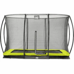 EXIT TOYS EXIT Bodentrampolin Silhouette Rechteckig 214x305 Cm Mit Sicherheitsnetz - Grün