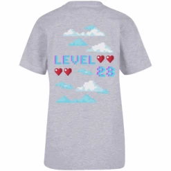 F4NT4STIC T-Shirt Happy New Year Silvester 2023 Heather Grey