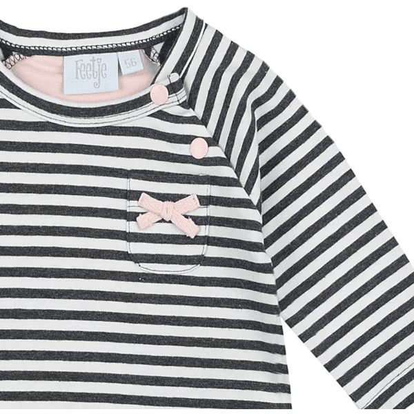 Feetje Longsleeve Ringel Dots Anthrazit-melange 5 Feetje Longsleeve Ringel Dots Anthrazit-melange – Bild 3