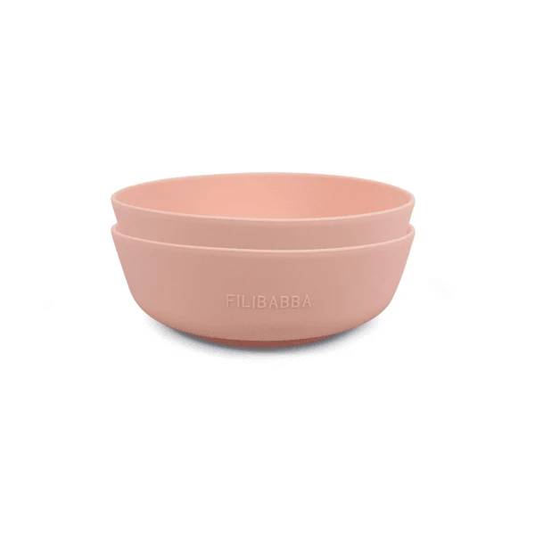 Filibabba Schüssel Aus Silikon 2er-Pack, Peach 3 Filibabba Schüssel Aus Silikon 2er-Pack, Peach