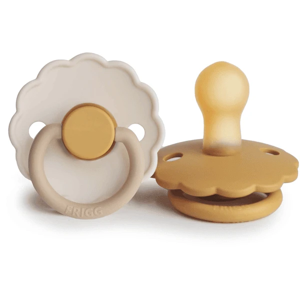 FRIGG Schnuller Daisy Chamomile/Honey Gold 0-6 Monate 3 FRIGG Schnuller Daisy Chamomile/Honey Gold 0-6 Monate