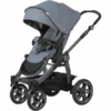 Hartan Kinderwagen Racer GTX Mit Handbremse Casual Collection Hearts (914) Gestellfarbe Platin