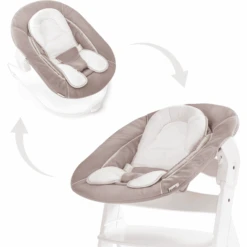 Hauck Babyaufsatz Alpha Bouncer 2in1 Stretch Beige
