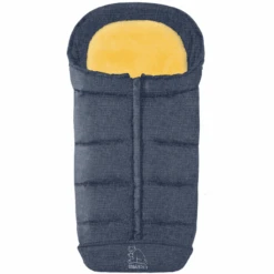 Heitmann Fußsack Komfort 2-in-1 Blau-meliert