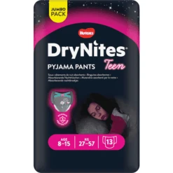 Huggies DryNites Pyjama Pants Einweg Mädchen 8-15 Jahre Jumbopack