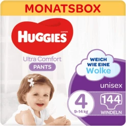Huggies Windeln Comfort Pants-Windel, Größe 4 144 Windelhosen