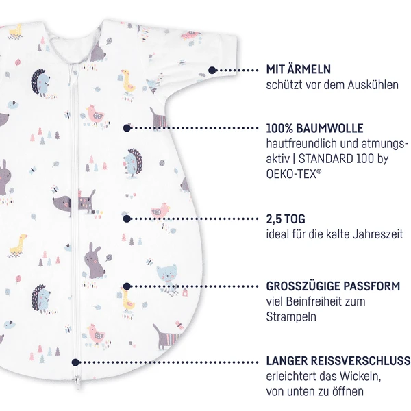 JULIUS ZÖLLNER Jersey Winterschlafsack Smart Friends 7 JULIUS ZÖLLNER Jersey Winterschlafsack Smart Friends – Bild 5