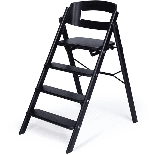 KAOS Hochstuhl Klapp Faltbar Eiche Schwarz 3 KAOS Hochstuhl Klapp Faltbar Eiche Schwarz