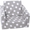 Knorr Toys®Singlesofa - "Grey White Stars" -Babyartikel Geschäft knorr toyssinglesofa grey white stars a363725