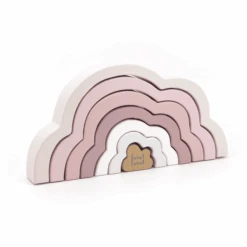 Label-Label - Rainbow Puzzle Cloud - Pink