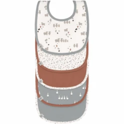 LÄSSIG Lässig Lätzchen 5er PackTiny Farmer Schaf Blau