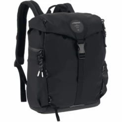 LÄSSIG Wickelrucksack Outdoor Backpack Black