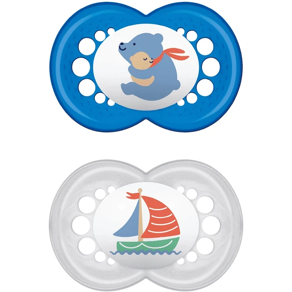 MAM Schnuller Original Aus Silikon 16+ Monate, Bär/Schiff 3 MAM Schnuller Original Aus Silikon 16+ Monate, Bär/Schiff