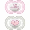 MAM Schnuller Original Rosa I Love Mummy 6+ Monate Silikon -Babyartikel Geschäft mam schnuller original rosa i love mummy 6 monate silikon a074071