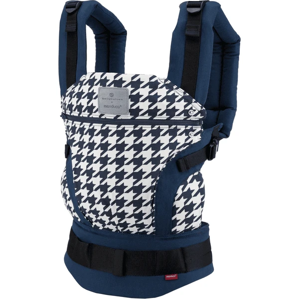 Manduca Babytrage First By Bellybutton PepitaNavy 3 Manduca Babytrage First By Bellybutton PepitaNavy