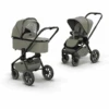 MOON Kinderwagen Resea Edition+ Moss Green/black Chrome