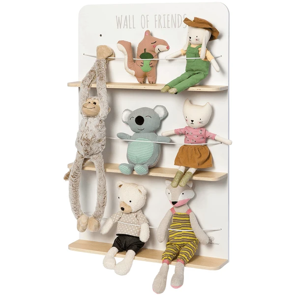 MUSTERKIND® Plüschtier-Regal Picea Weiß/natur 3 MUSTERKIND® Plüschtier-Regal Picea Weiß/natur