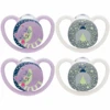 NUK Nachtschnuller Space Gr. 3, 18 - 36 Monate Silikon Katze/ Glühwürmchen, 4 Stück -Babyartikel Geschäft nuk nachtschnuller space gr 3 18 36 monate silikon katze gluehwuermchen 4 stueck a305702