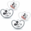NUK Schnuller Space Disney "Mickey" 0-6 Monate, 4 Stk. In Grau/weiß -Babyartikel Geschäft nuk schnuller space disney mickey 0 6 monate 4 stk in grau weiss a329557