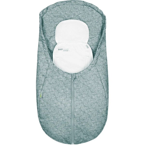 Odenwälder Fußsack Coolmax White Leaves Grey 3 Odenwälder Fußsack Coolmax White Leaves Grey