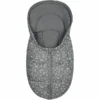 Odenwälder Fußsäckchen BabyNest Fashion Leaves Grey Organic Cotton