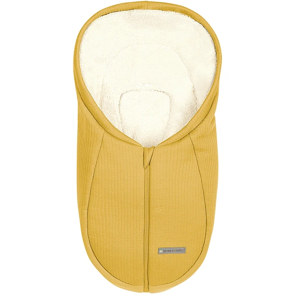 Odenwälder Fußsäckchen BabyNest Sweat Mustard 3 Odenwälder Fußsäckchen BabyNest Sweat Mustard