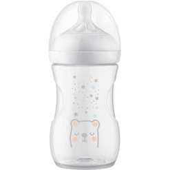 Philips Avent Babyflasche SCY673/82 Natural Response Mit AirFree Ventil 260ml Neutral Bär