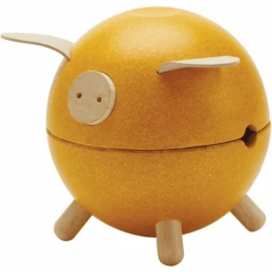 PlanToys Sparschwein Orchard Gelb