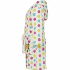 Playshoes Fleece-Bademantel Die Maus Blumen Pink -Babyartikel Geschäft playshoes fleece bademantel die maus blumen pink a266571 2