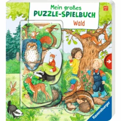 Ravensburger Spiel Mit Den Fahrzeugen: Mein Buntes Holzpuzzle-Buch