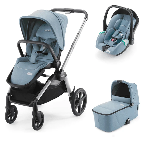 RECARO Kombikinderwagen Celona Prime Frozen Blue - Rahmenfarbe Grey 3 RECARO Kombikinderwagen Celona Prime Frozen Blue - Rahmenfarbe Grey