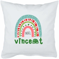 Schnullireich Babykissen Mit Namen Weihnachten Weiß