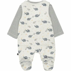STACCATO Strampler+Shirt Grey Melange Gemustert -Babyartikel Geschäft staccato stramplershirt grey melange gemustert a326251 2