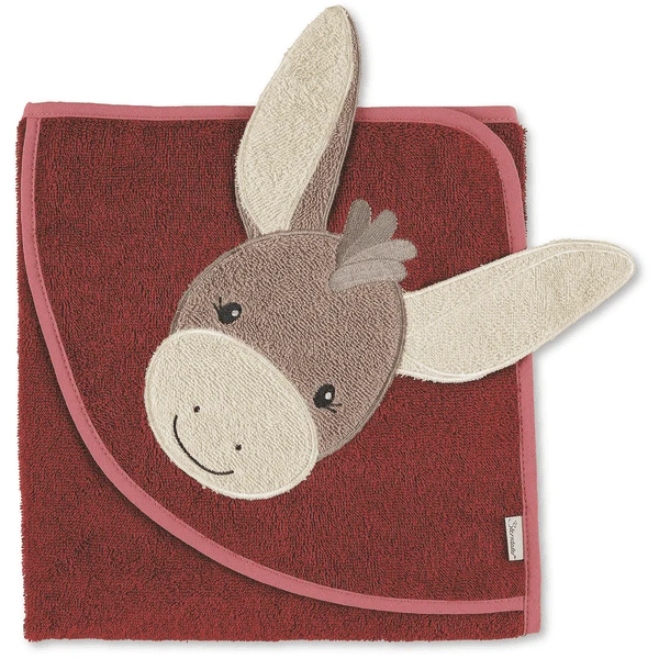 Sterntaler Motiv-Badetuch Emmily Dunkelrot 3 Sterntaler Motiv-Badetuch Emmily Dunkelrot