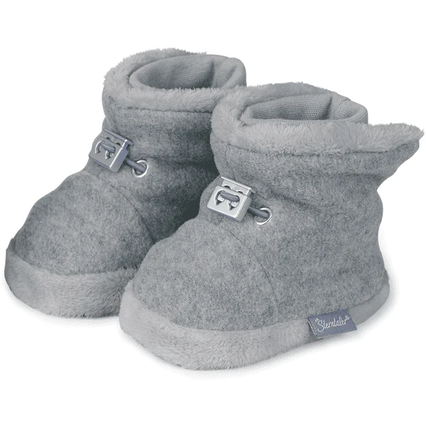 Sterntaler Stiefel Teddyflausch Silber Melange 3 Sterntaler Stiefel Teddyflausch Silber Melange
