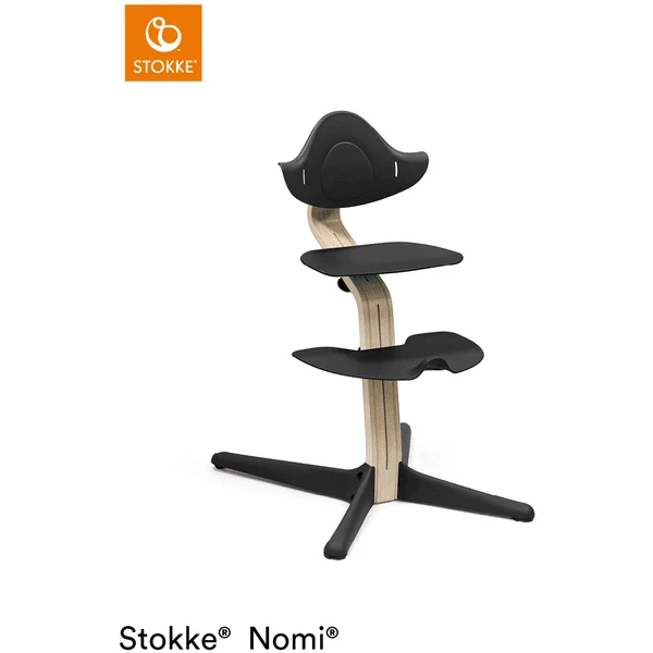 STOKKE® Nomi® Hochstuhl Buche Natur / Schwarz 3 STOKKE® Nomi® Hochstuhl Buche Natur / Schwarz