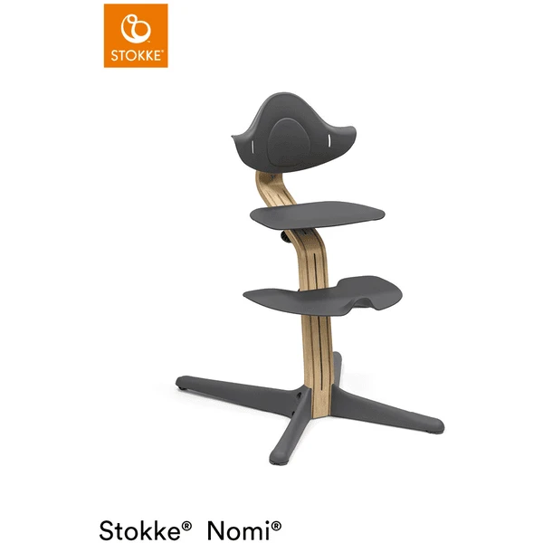 STOKKE® Nomi® Hochstuhl Eiche / Anthrazit 3 STOKKE® Nomi® Hochstuhl Eiche / Anthrazit