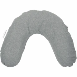 THERALINE Nackenkissen Mittel 100 X 21 Cm Inkl. Bezug Melange Mittelgrau Bambus Kollektion